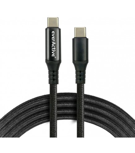 Kabel Usb-C / Usb-C Lcd Everactive Cbb-2Pd5L 200Cm 20V 5A 100W
