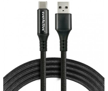 Kabel Usb-A / Usb-C Lcd Everactive Cbb-2Cbl 200Cm 3A