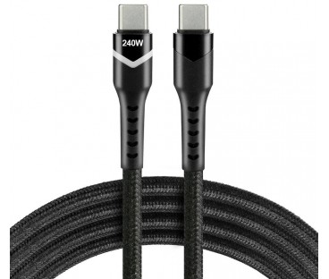 Kabel Usb-C / Usb-C Led Rgb Everactive Cbb-1Pdrs 100Cm 48V 5A 240W