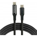 Kabel Usb-C / Usb-C Lcd Everactive Cbb-1Pd5L 100Cm 20V 5A 100W