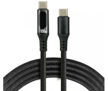 Kabel Usb-C / Usb-C Lcd Everactive Cbb-1Pd5L 100Cm 20V 5A 100W
