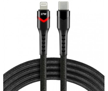 Kabel Usb-C / Lightning Apple Iphone Led Rgb Everactive Cbb-1Cir 100Cm Pd 27W
