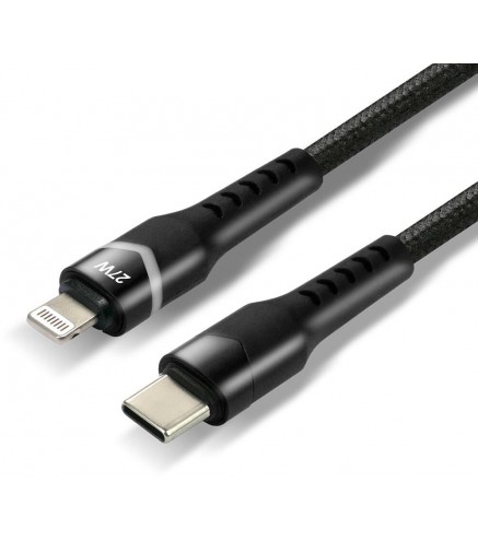 Kabel Usb-C / Lightning Apple Iphone Led Rgb Everactive Cbb-1Cir 100Cm Pd 27W