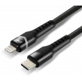Kabel Usb-C / Lightning Apple Iphone Led Rgb Everactive Cbb-1Cir 100Cm Pd 27W