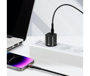 Kabel Usb-C / Lightning Apple Iphone Led Rgb Everactive Cbb-1Cir 100Cm Pd 27W