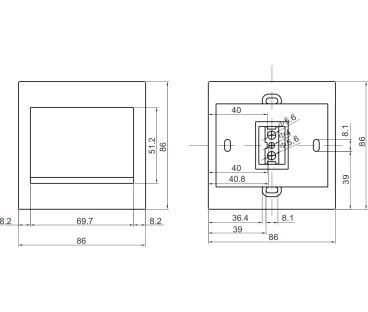 Przycisk Wyjścia Scot Bt-2D Podtynkowy