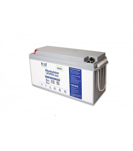 Akumulator Volt Polska Litowo-Żelazowo-Fosforanowy Lifepo4 12V 200Ah 150A