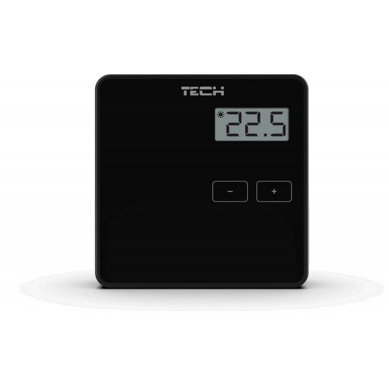 Przewodowy  Dwustanowy Regulator Pokojowy Czarny St-294V1 Tech Sterowniki