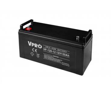 Akumulator Volt Polska Agm Vpro 12V 120Ah Vrla Bezobsługowy