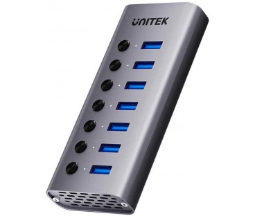 Unitek Hub Usb A 3.0 7W1, 5Gbps Z Przełącznikami Portów