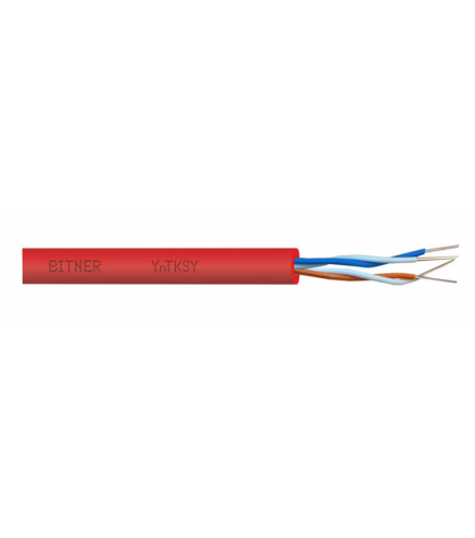 Kabel Sygnalizacji Ppoż Bitner Yntksy 2X2X0,8 - 100M