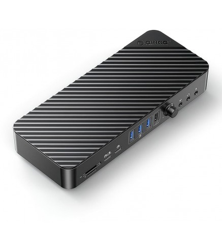 Orico Stacja Dokująca Usb-C 10 Gbps, 2X Dp 4K, Hdmi 4K, Pd 60W, 6X Usb-A, Karty Sd, Audio