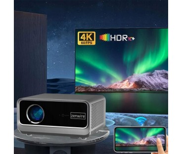 Rzutnik Android Google Tv Full Hd 4K 39000Lm Wifi Przenośny Smart Zenwire G60