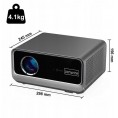 Rzutnik Android Google Tv Full Hd 4K 39000Lm Wifi Przenośny Smart Zenwire G60