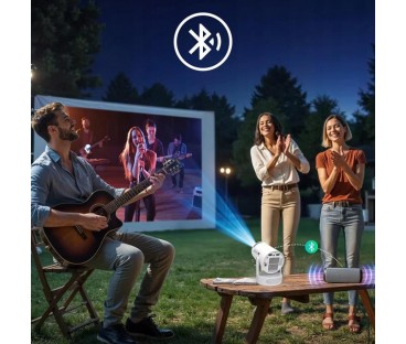 Mini Projektor Android Wifi Rzutnik Full Hd Bluetooth Z Baterią Zenwire K400