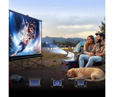 Mini Projektor Android Wifi Rzutnik Full Hd Bluetooth Z Baterią Zenwire K400