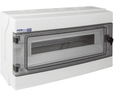 Rozdzielnica Hermetyczna Modułowa (500V Ac, 1000V Dc) 1X18 Natynkowa (N+Pe) Ip65 Rh-18
