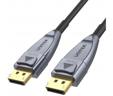 Unitek Kabel Optyczny Displayport 1.4 Aoc 8K 15M