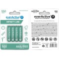 Akumulatorki Aaa / R03 Ni-Mh Everactive 550Mah Infinity Line 3000 Cykli (Blister 4 Szt.)