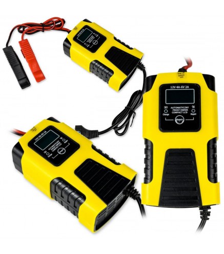 Prostownik Automatyczny Volt Polska 12V 4A / 6V 2A Lcd