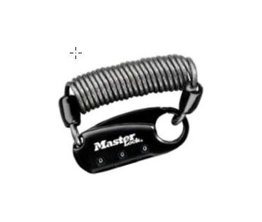 Karabińczyk Z Kablem Master Lock 1551Eurdblk