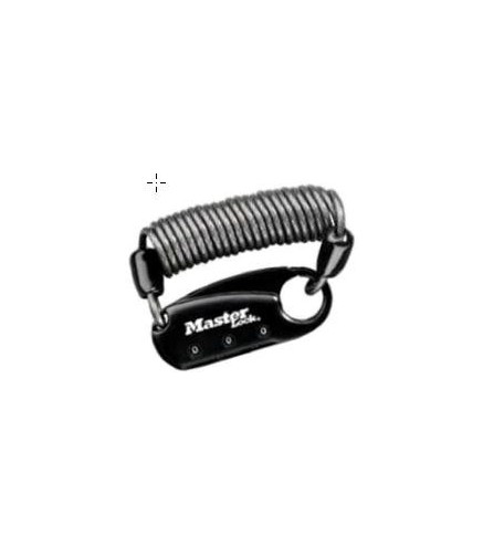 Karabińczyk Z Kablem Master Lock 1551Eurdblk