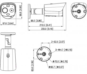 Kamera Ip Dahua Tpc-Bf1241-Lb3F4-Dw-S8-V1