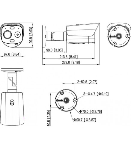 Kamera Ip Dahua Tpc-Bf1241-Lb3F4-Dw-S8-V1